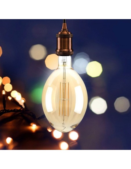 V-TAC VT-2178D 7464 LED-lamp E27 8W BF180 Filament Amber 2000K Dimbaar