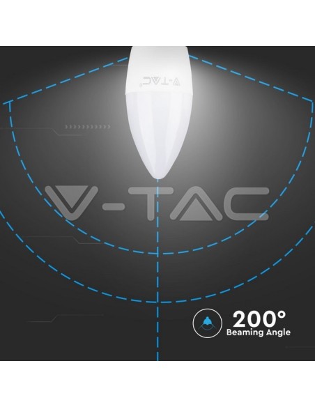 V-TAC VT-1821 LED-Glühbirne E27 5,5W Kerze