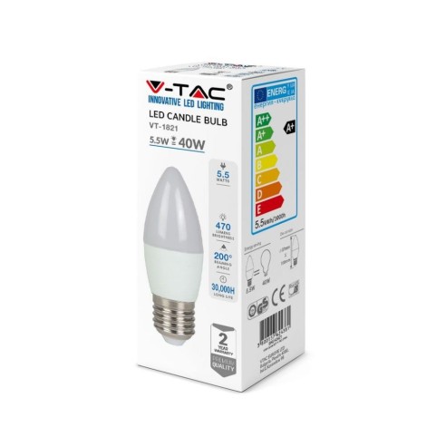 V-TAC VT-1821 ampoule LED E27 5.5W...