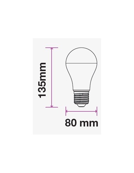V-TAC PRO VT-233 LED-Chip-Glühbirne Samsung E27 20W A+ A80