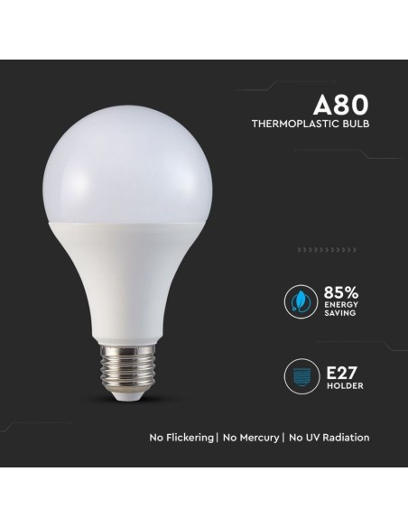 V-TAC PRO VT-233 LED Chip Bulb Samsung E27 20W A+ A80
