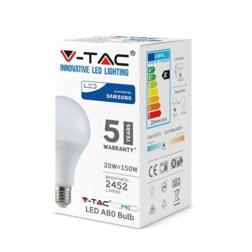 V-TAC PRO VT-233 Ampoule à puce LED...