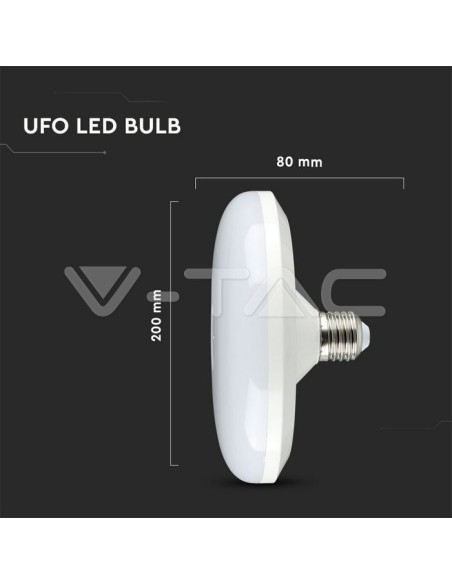 V-TAC PRO VT-224 Bombilla LED Chip Samsung E27 24W UFO F200