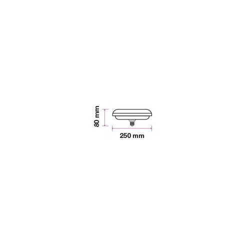V-TAC VT-2136 LED Bulb E27 36W UFO F250
