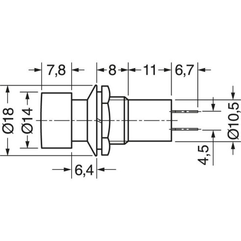 Single-pole push-button switch with...