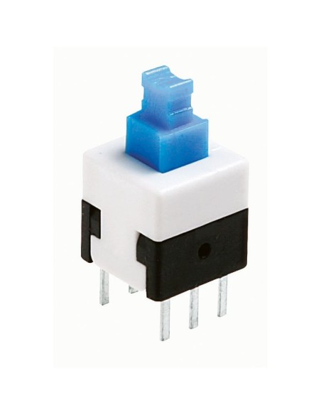 Monostabiler zweipoliger Drucktastenschalter für PCB, 30Vdc 0.3A - Lup Fung PSA-22E08-0