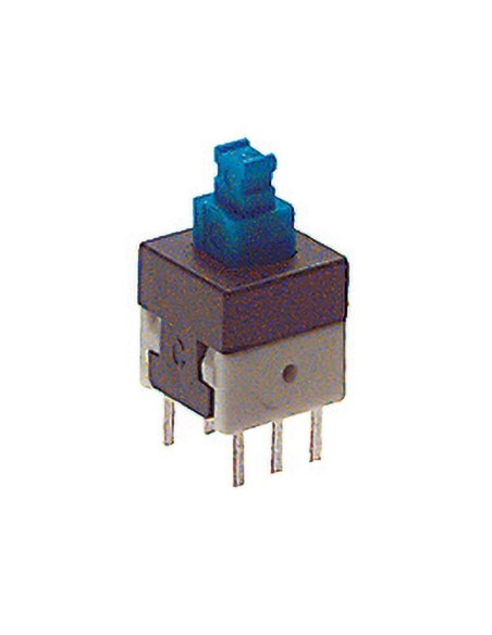 Zweipoliger Drucktastenschalter für PCB, 30Vdc 0,3A - Lup Fung PSA-22E08L-0