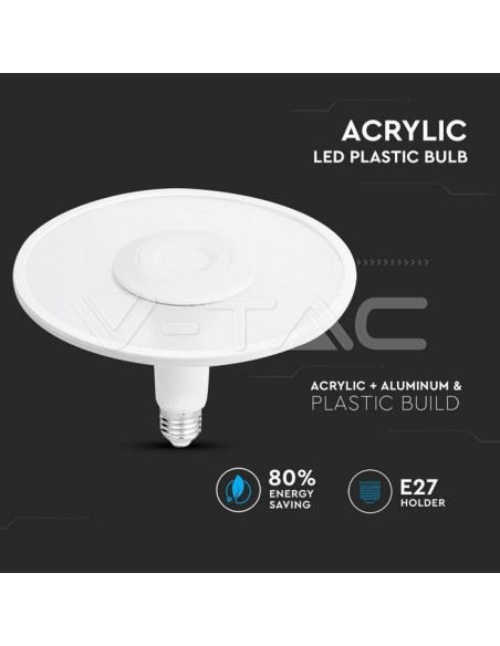 V-TAC PRO VT-2318 LED Bulb with Samsung Chip E27 18W UFO F220