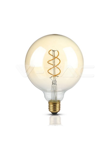 V-TAC VT-2085D 7415 LED-lamp E27 5W G125 Filament Amber 2200K Dimbaar