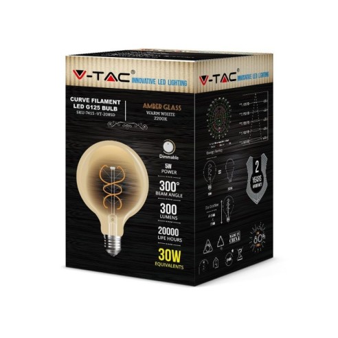V-TAC VT-2085D 7415 LED-lamp E27 5W...