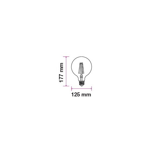 V-TAC VT-2143 LED Gloeilamp E27 12.5W...