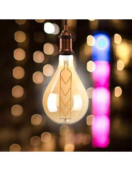 V-TAC VT-2159 45641 Ampoule LED E27 8W G165 Ambre 2200K Dimmable