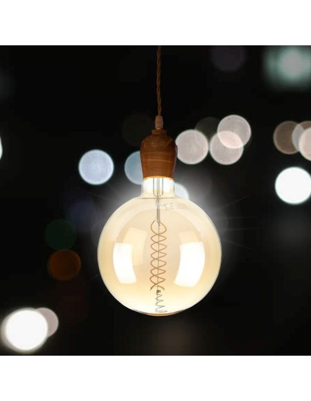 V-TAC VT-2158D 7462 LED-lamp E27 8W G200 Filament 2000K Dimbaar