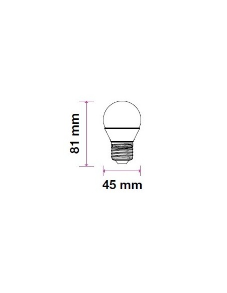V-TAC VT-2224 2772 E27 3.5W G45 LED Bulb with RGB Remote Control