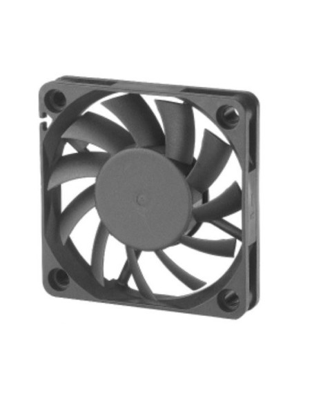 Ventilateur axial 60x60x10mm thermoplastique, coussinets, 12Vdc 0.18A, 4700 rpm - Commonwealth FP-108FT/12VDC