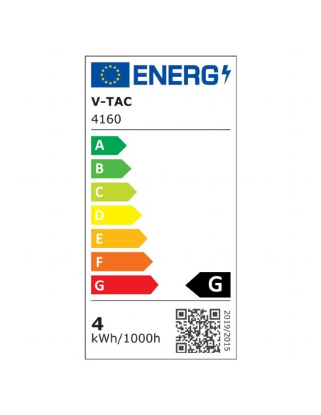 V-TAC VT-1830 LED Bulb E27 4W G45