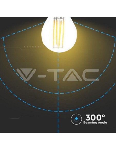 V-TAC VT-1980D 4395 Bulb E27 4W G45 Filament 2700K Dimmable