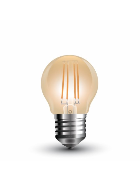 V-TAC VT-1957 7100 LED Bulb E27 4W G45 Filament Amber 2200K