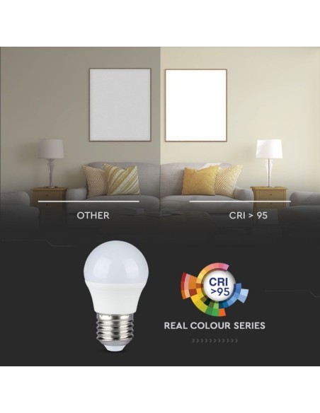 V-TAC VT-2216 LED-Lampe E27 5,5W G45 CRI 95
