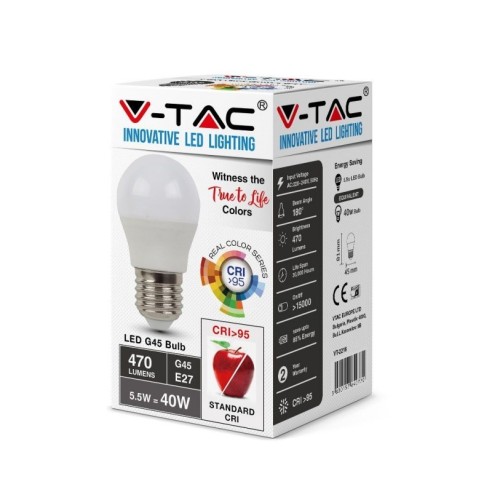 V-TAC VT-2216 Bombilla LED E27 5,5W...
