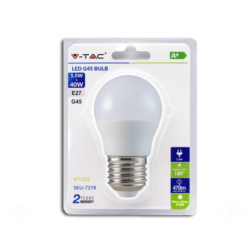 V-TAC VT-333 LED Blister Bulb E27...