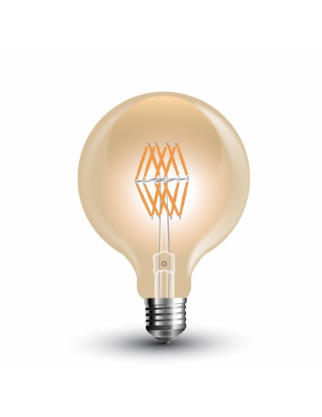 V-TAC VT-2019 7145 LED Bulb E27 8W G95 Filament Amber 2200K