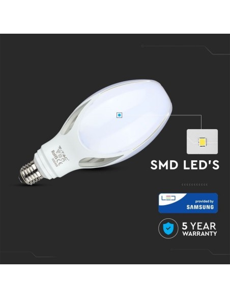 V-TAC PRO VT-240 LED Lamp met Samsung Chip E27 36W 110LM/W A++ Olijf