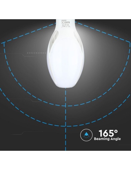 V-TAC PRO VT-240 LED Lamp met Samsung Chip E27 36W 110LM/W A++ Olijf