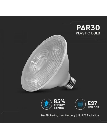 Bombilla LED V-TAC PRO VT-230 con chip Samsung E27 11W PAR30