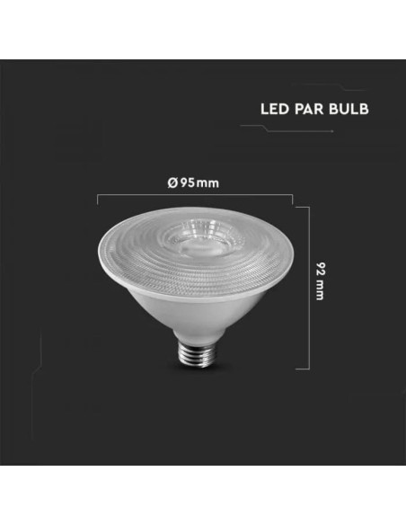 V-TAC PRO VT-230 Lampadina LED con Chip Samsung E27 11W PAR30