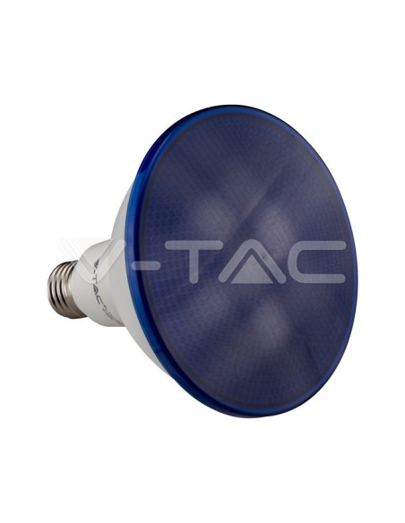 V-TAC VT-1227 92066 LED Bulb E27 17W PAR38 Colour Blue