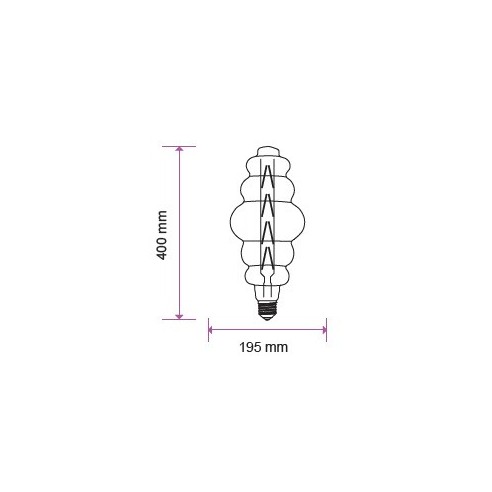 V-TAC VT-2169 45661 LED-Glühbirne E27...