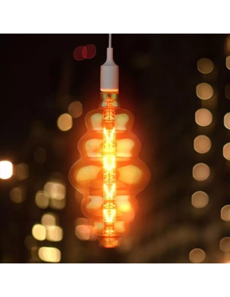 V-TAC VT-2169 45661 LED-Glühbirne E27 8W S180 Amber 2200K Dimmbar
