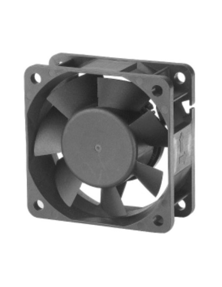 Ventilador axial 60x60x25,4mm termoplástico, casquillos, 24Vdc 0,12A, 4000 rpm - Commonwealth FP-108F/24VDC
