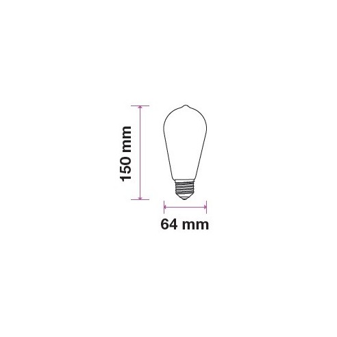 V-TAC VT-2185 7474 LED Bulb E27 4W...
