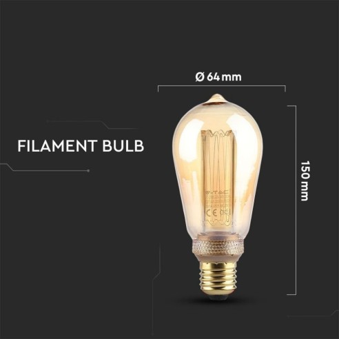 V-TAC VT-2185 7474 LED Bulb E27 4W...