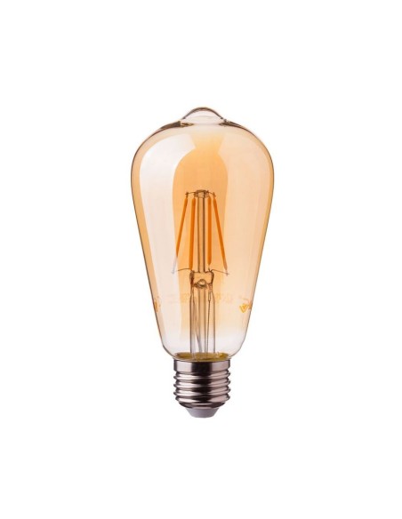 V-TAC VT-1964 4361 LED Bulb E27 4W ST64 Filament Amber 2200K