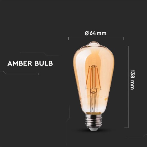 V-TAC VT-1966 4362 LED Bulb E27 6W...