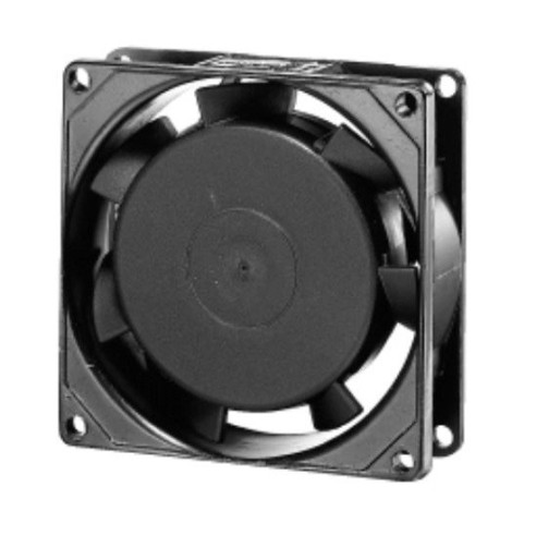 Axial fan 80x80x25.4mm metal, ball...