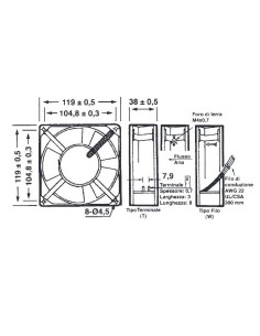 Axiallüfter 120x120x25.4mm... 2