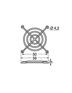 Aluminium grille for fan... 2