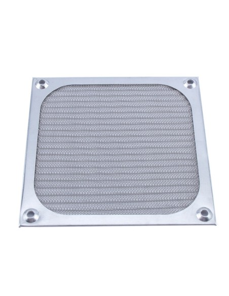 Griglia in alluminio con filtro in acciaio per ventola 80x80mm - Commonwealth M2