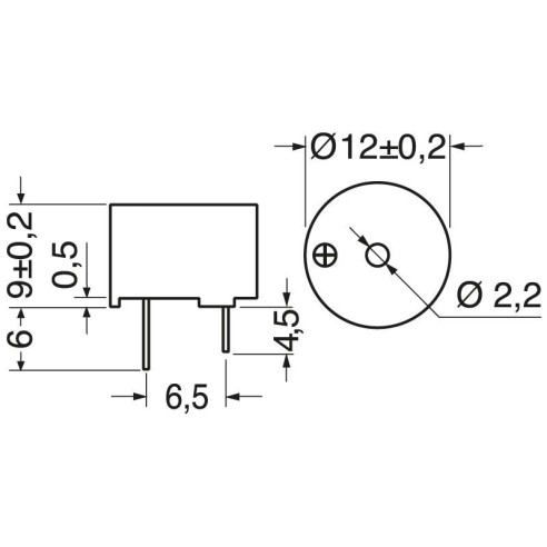 Elektromagnetischer Summer für...