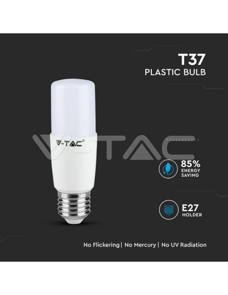 V-TAC PRO VT-237 LED Bulb with Samsung Chip E27 8W T37