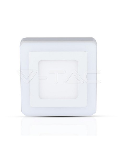 V-TAC VT-809 Panneau double LED 6W+2W 15x15cm