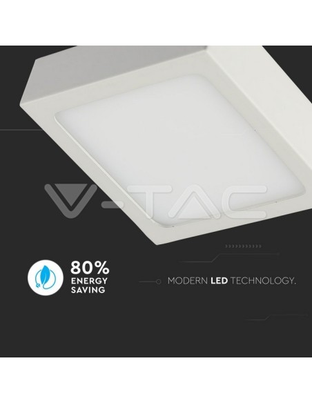 V-TAC VT-1205SQ Panneau LED 12W 14x14cm