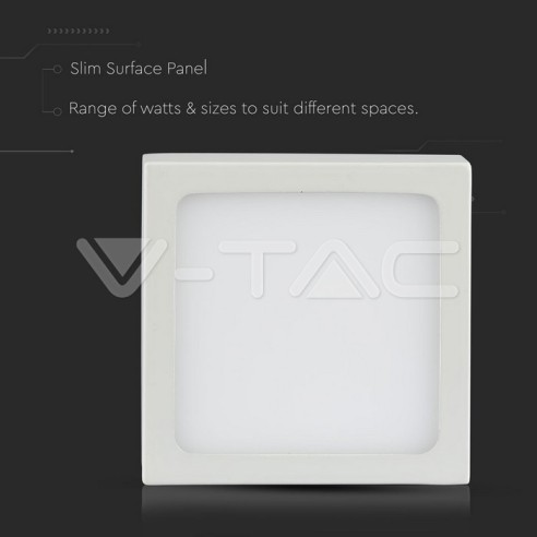 Panel LED V-TAC VT-1805SQ 18W 19x19cm