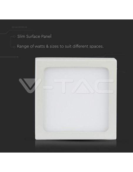 V-TAC VT-1805SQ LED Paneel 18W 19x19cm