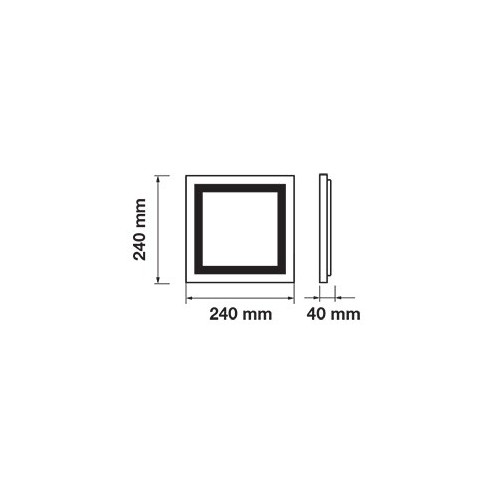 V-TAC VT-2209 Dual LED Panel 18W+4W...