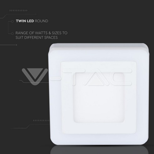 V-TAC VT-2209 Doppel-LED-Panel 18W+4W...